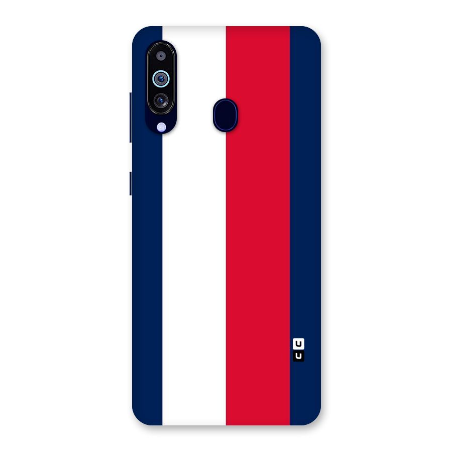 Electric Colors Stripe Back Case for Galaxy A60