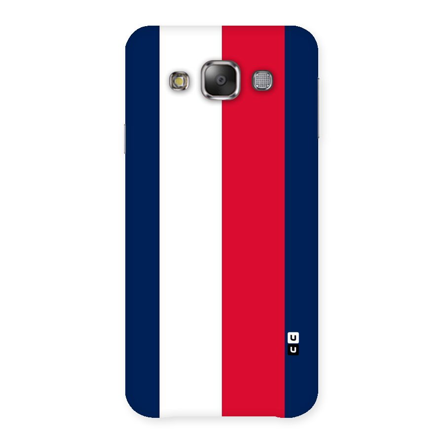 Electric Colors Stripe Back Case for Galaxy E7