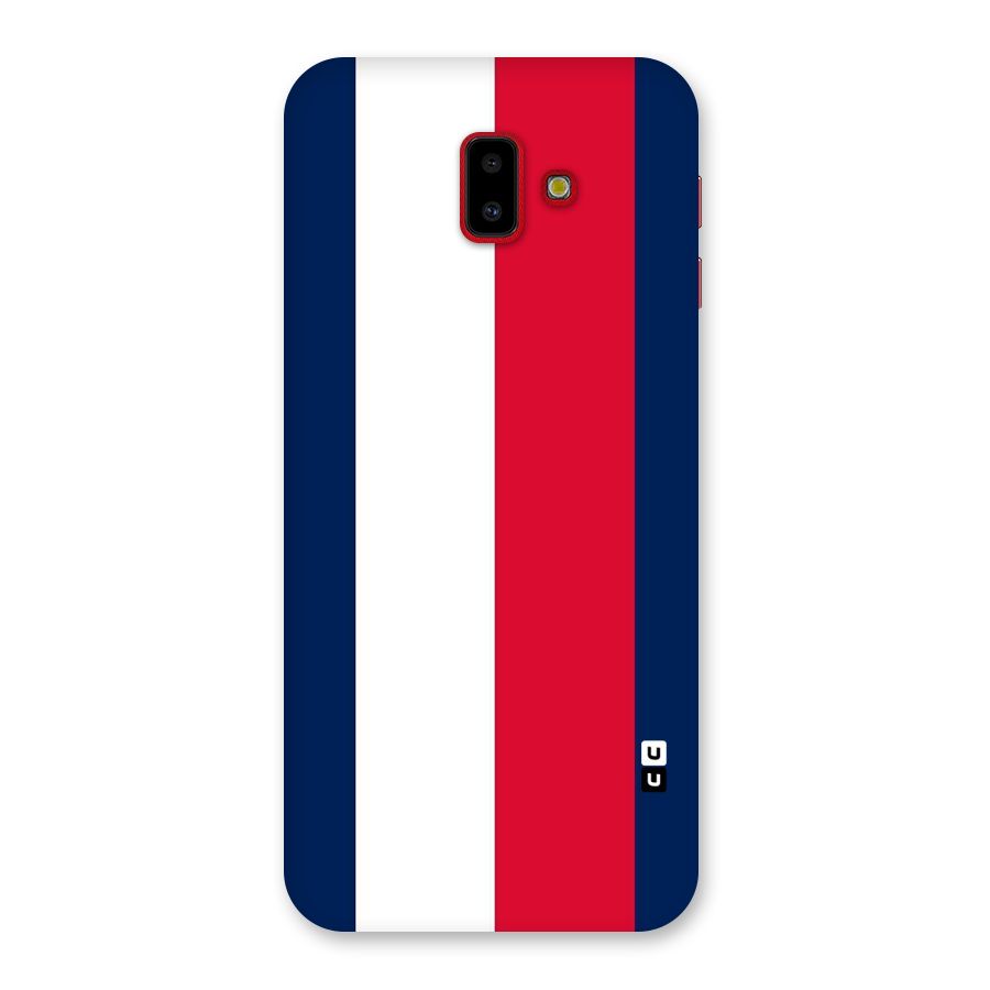 Electric Colors Stripe Back Case for Galaxy J6 Plus