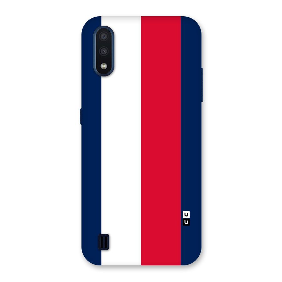 Electric Colors Stripe Back Case for Galaxy M01