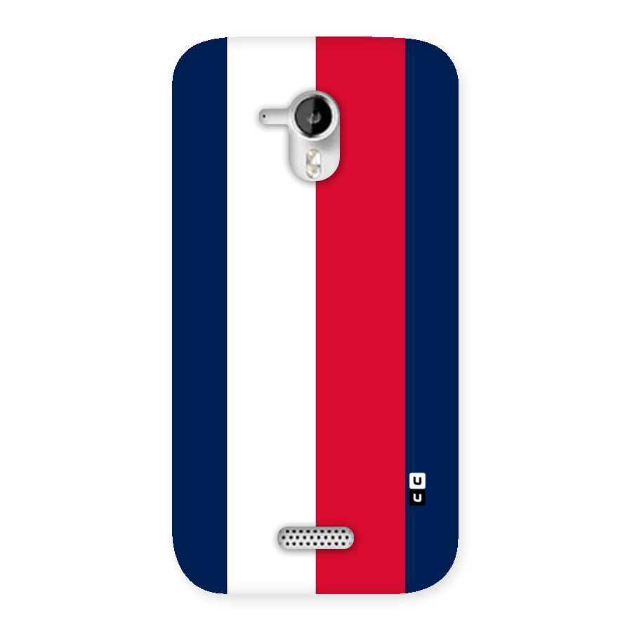Electric Colors Stripe Back Case for Micromax Canvas HD A116