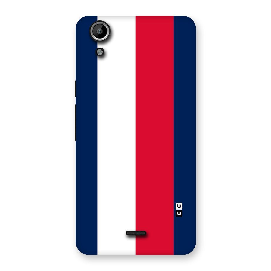 Electric Colors Stripe Back Case for Micromax Canvas Selfie Lens Q345