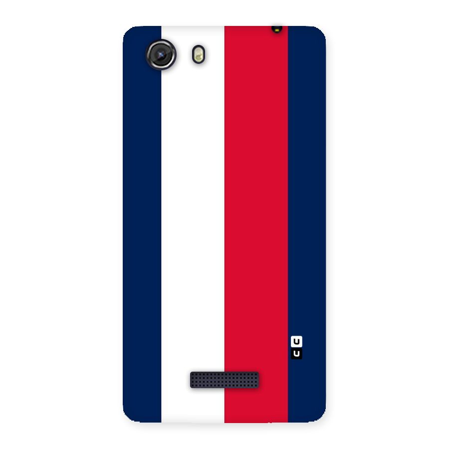 Electric Colors Stripe Back Case for Micromax Unite 3