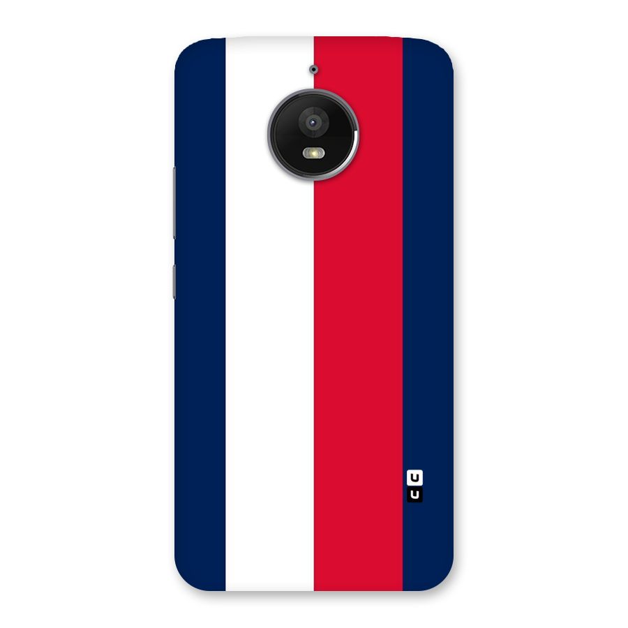 Electric Colors Stripe Back Case for Moto E4 Plus