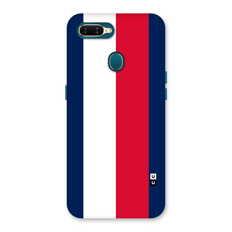 Electric Colors Stripe Back Case for Oppo A7