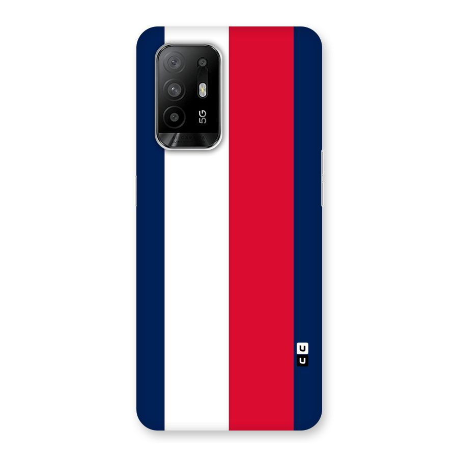 Electric Colors Stripe Back Case for Oppo F19 Pro Plus 5G