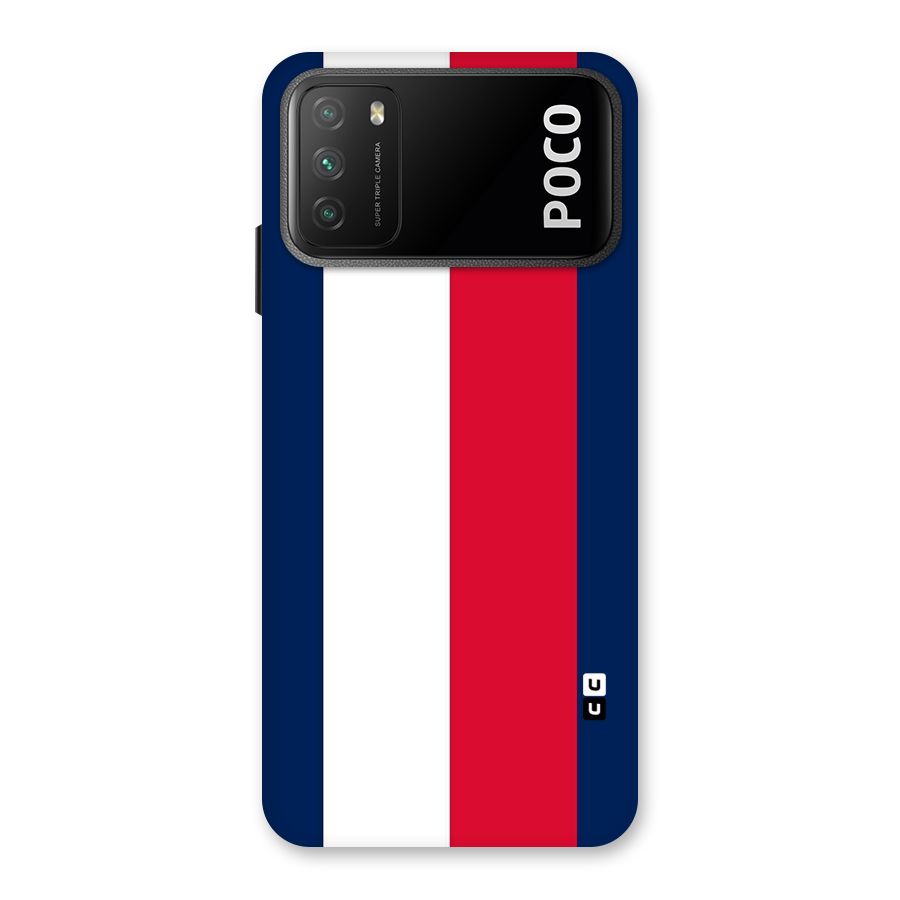Electric Colors Stripe Back Case for Poco M3