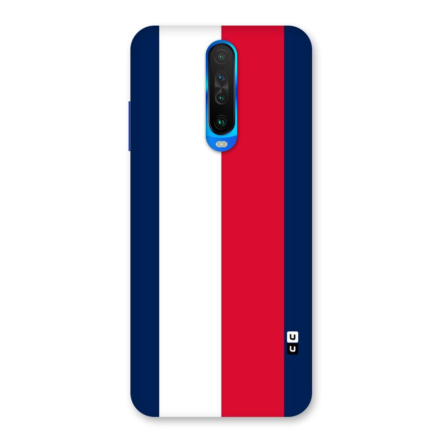 Electric Colors Stripe Back Case for Poco X2