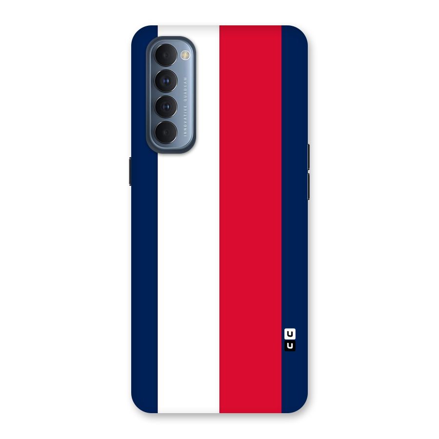 Electric Colors Stripe Back Case for Reno4 Pro