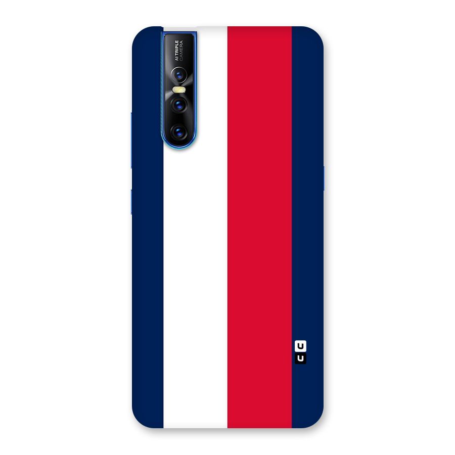 Electric Colors Stripe Back Case for Vivo V15 Pro