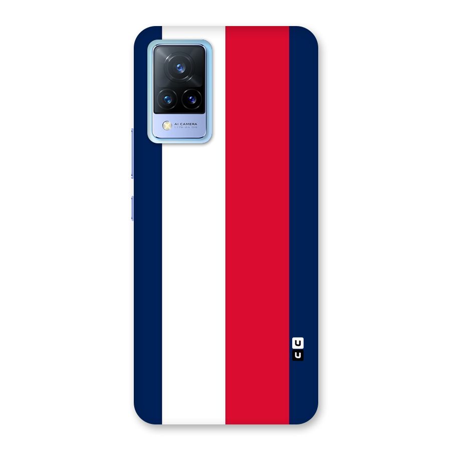 Electric Colors Stripe Back Case for Vivo V21 5G