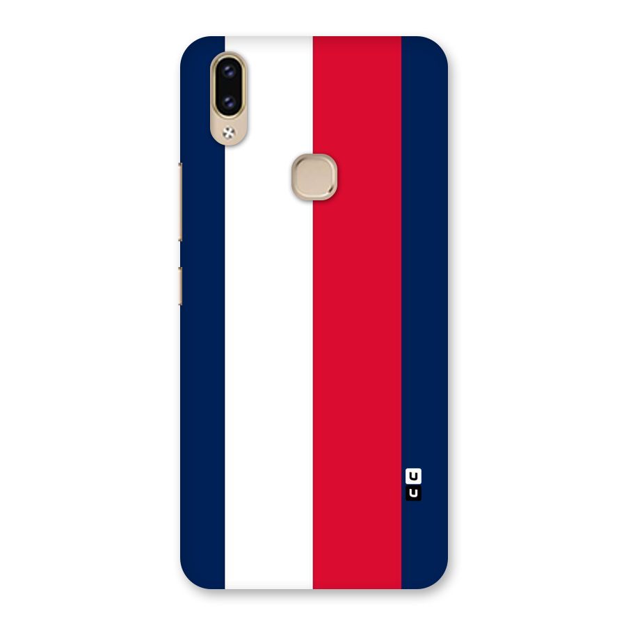 Electric Colors Stripe Back Case for Vivo V9 Youth