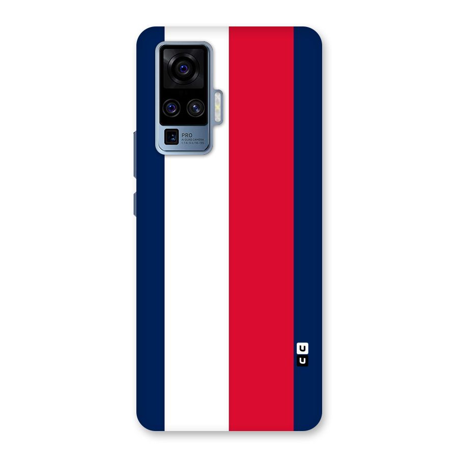 Electric Colors Stripe Back Case for Vivo X50 Pro