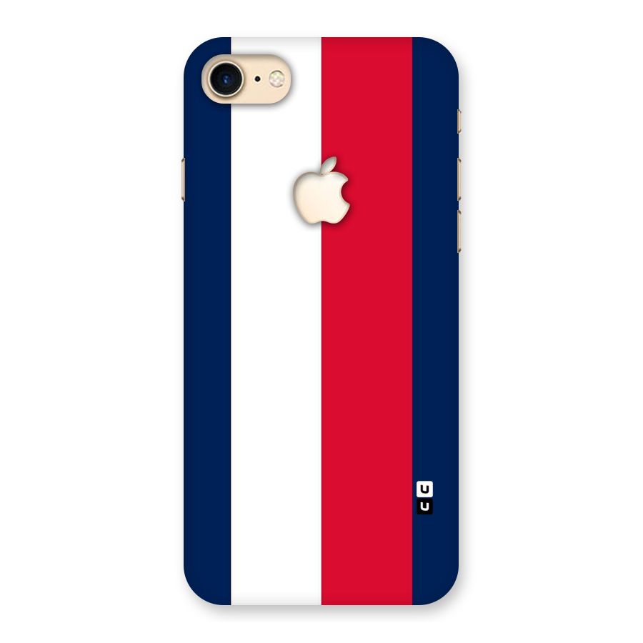 Electric Colors Stripe Back Case for iPhone 7 Apple Cut