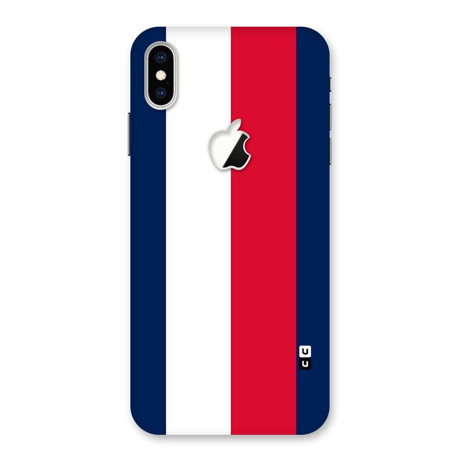 Electric Colors Stripe Back Case for iPhone XS Max Apple Cut