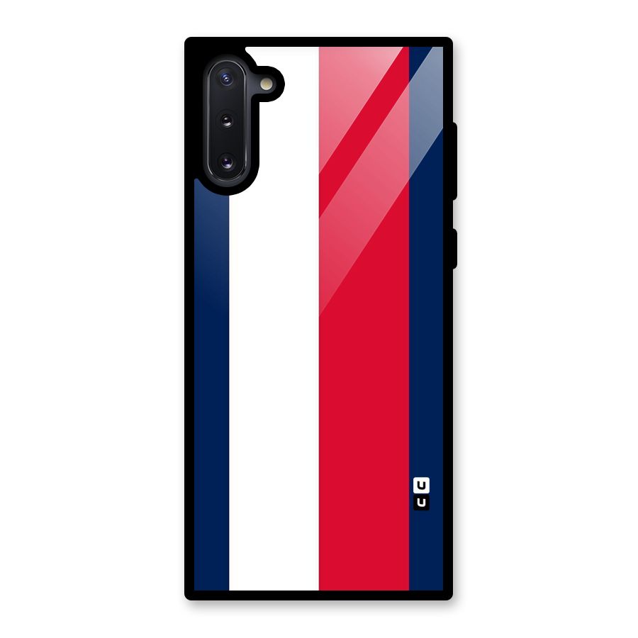 Electric Colors Stripe Glass Back Case for Galaxy Note 10
