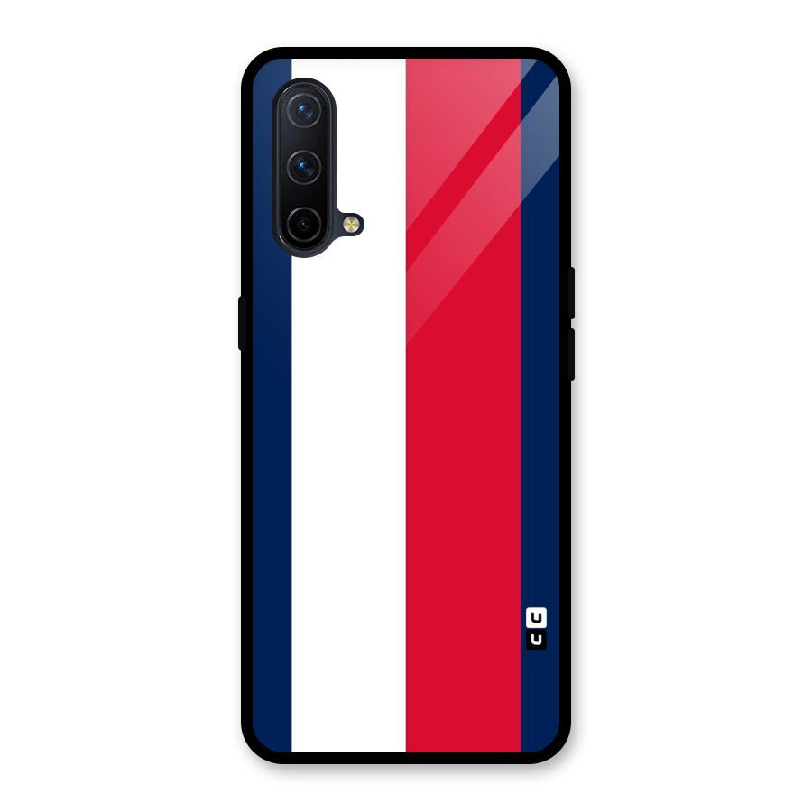 Electric Colors Stripe Glass Back Case for OnePlus Nord CE 5G