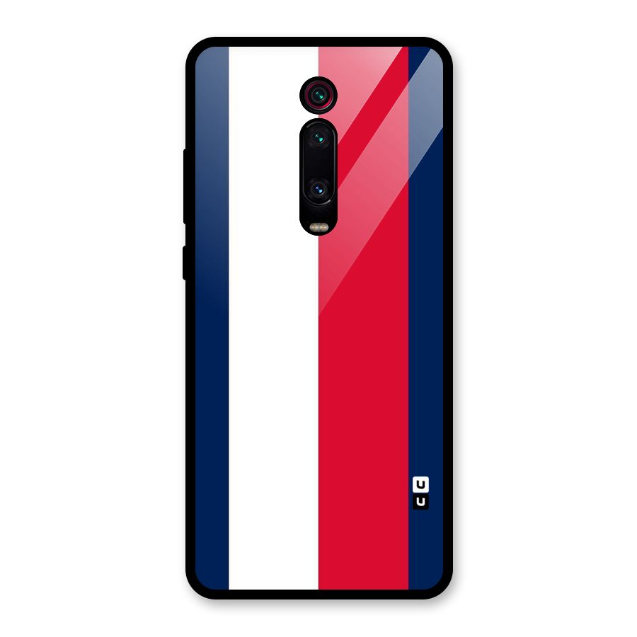 Electric Colors Stripe Glass Back Case for Redmi K20 Pro