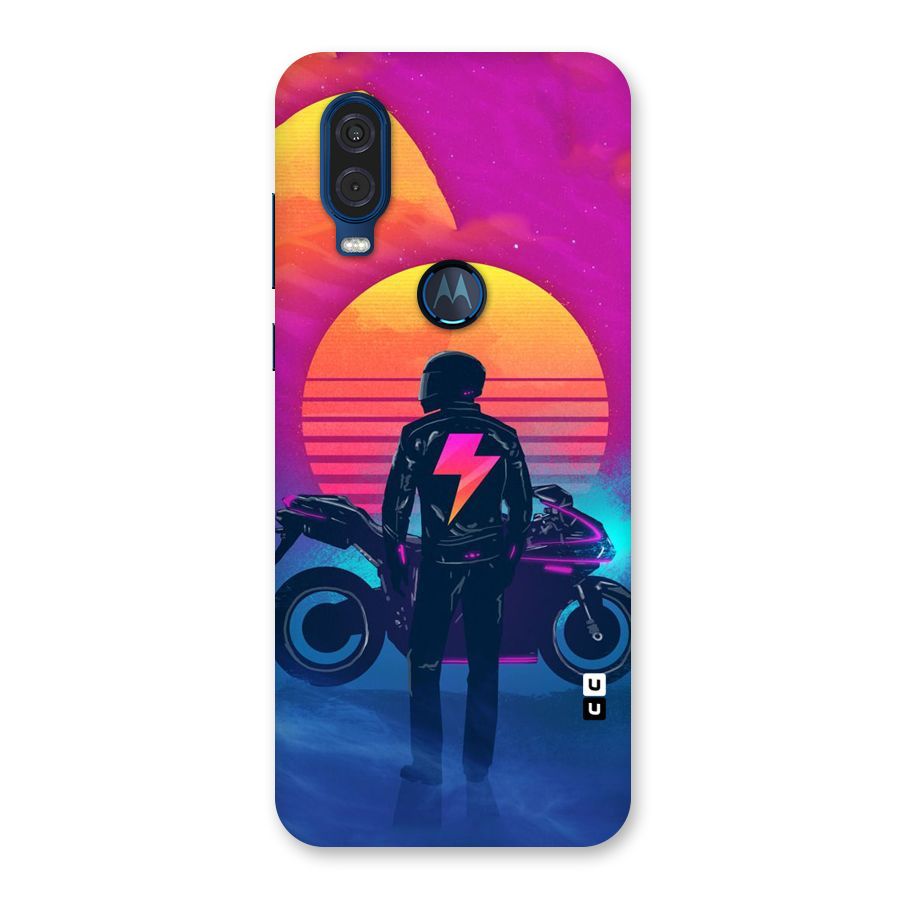 Electric Ride Back Case for Motorola One Vision