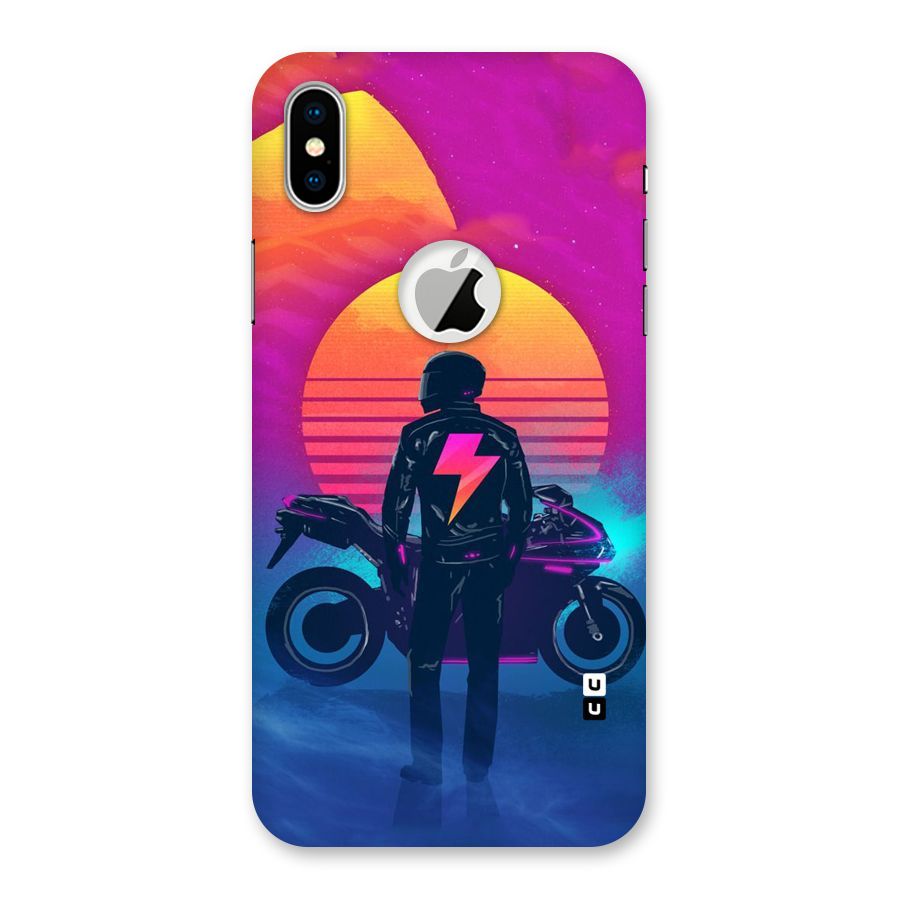 Electric Ride Back Case for iPhone X Logo Cut