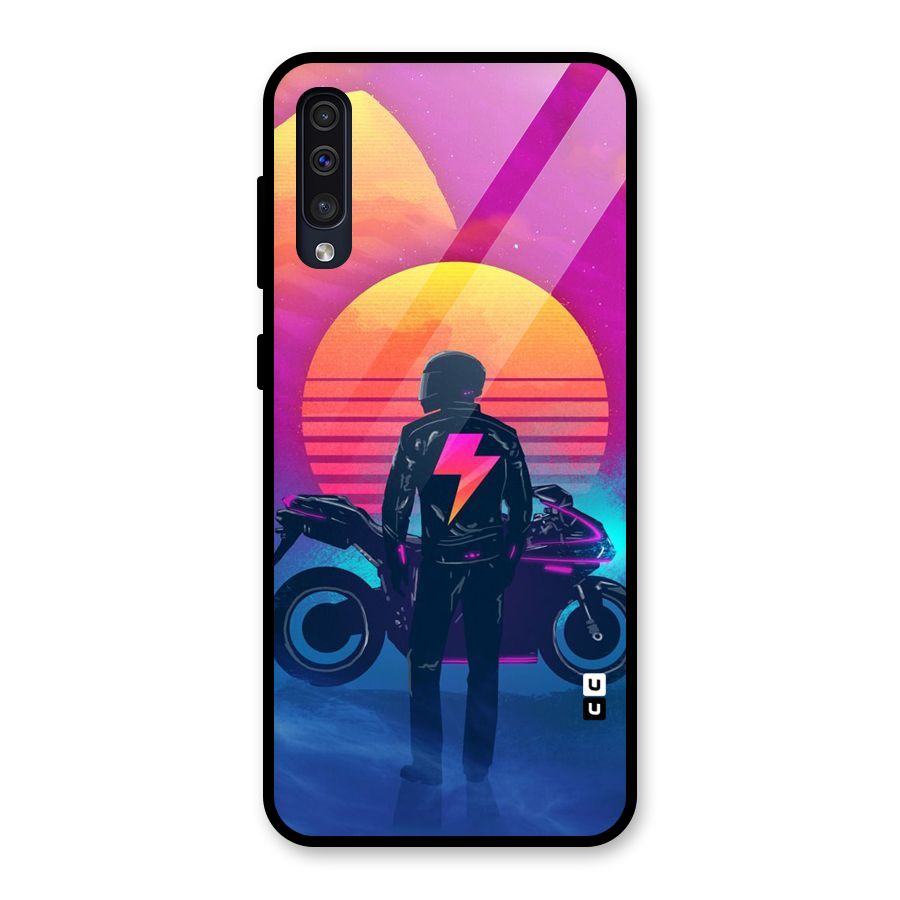 Electric Ride Glass Back Case for Galaxy A30s