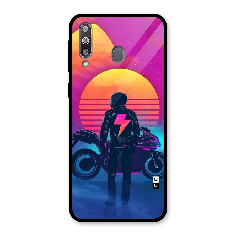 Electric Ride Glass Back Case for Galaxy M30