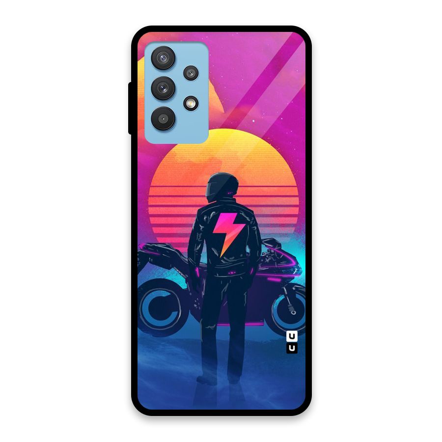Electric Ride Glass Back Case for Galaxy M32 5G