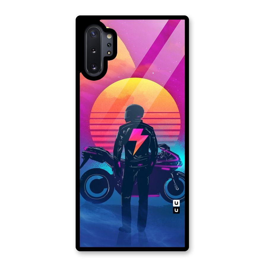 Electric Ride Glass Back Case for Galaxy Note 10 Plus