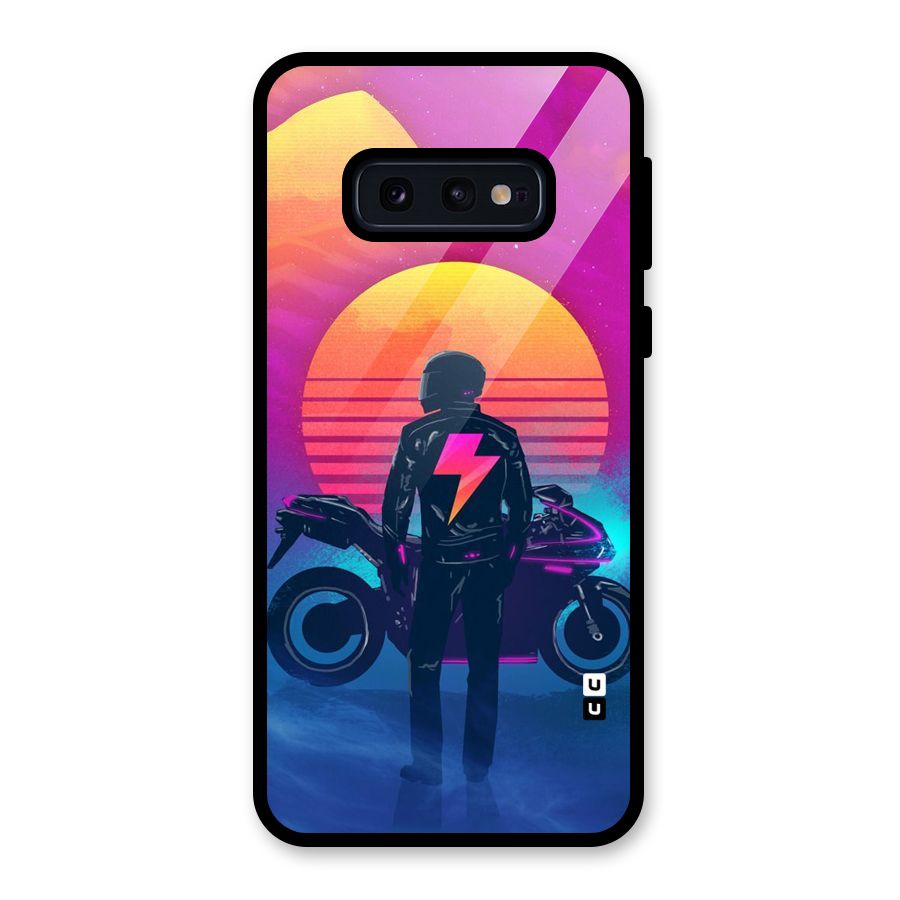 Electric Ride Glass Back Case for Galaxy S10e