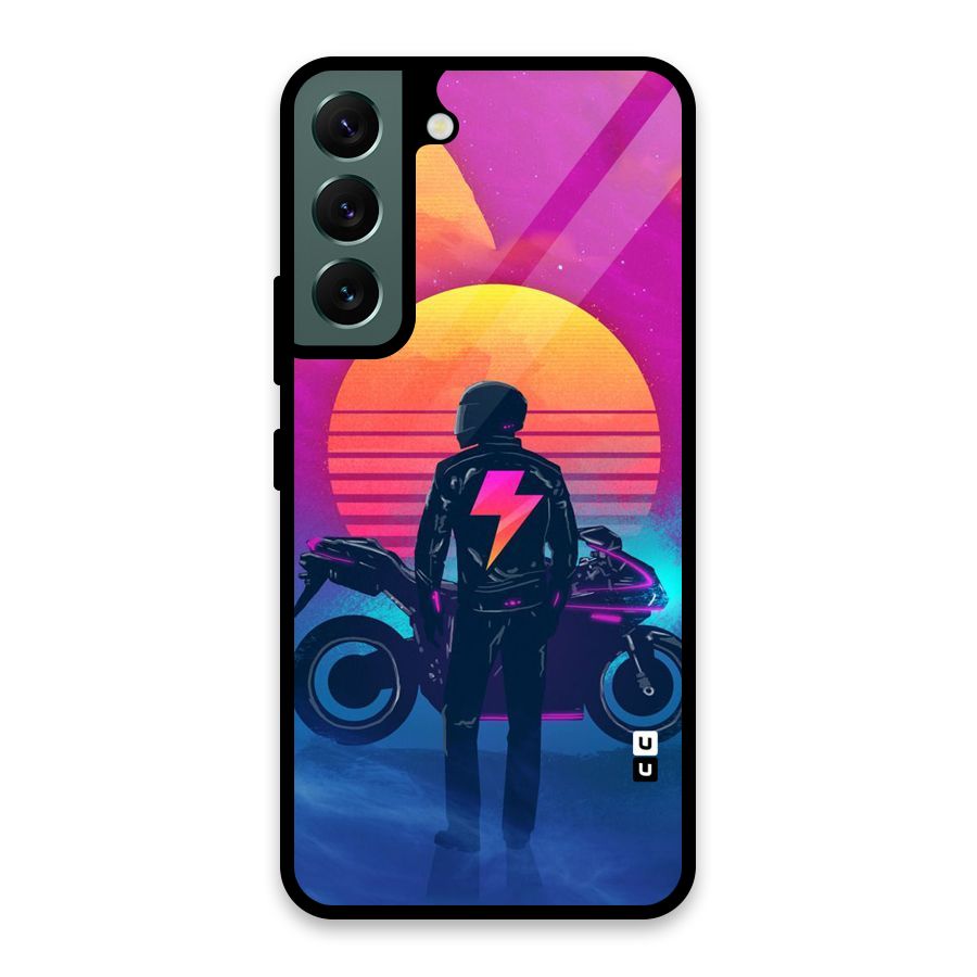 Electric Ride Glass Back Case for Galaxy S22 5G