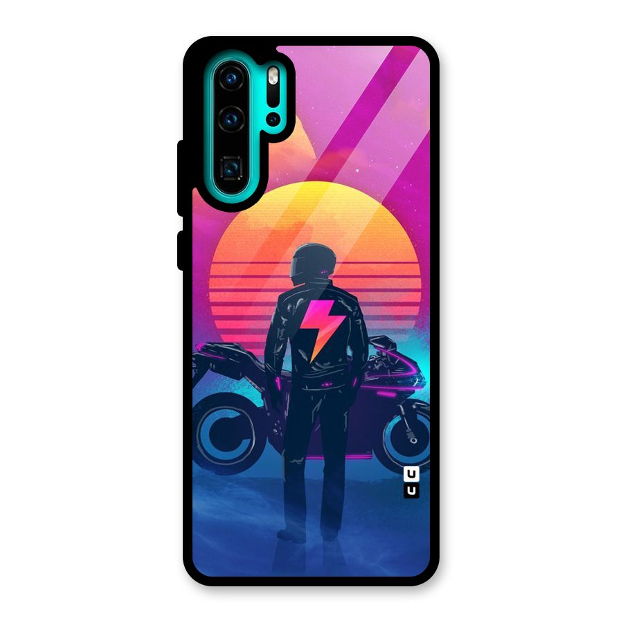 Electric Ride Glass Back Case for Huawei P30 Pro