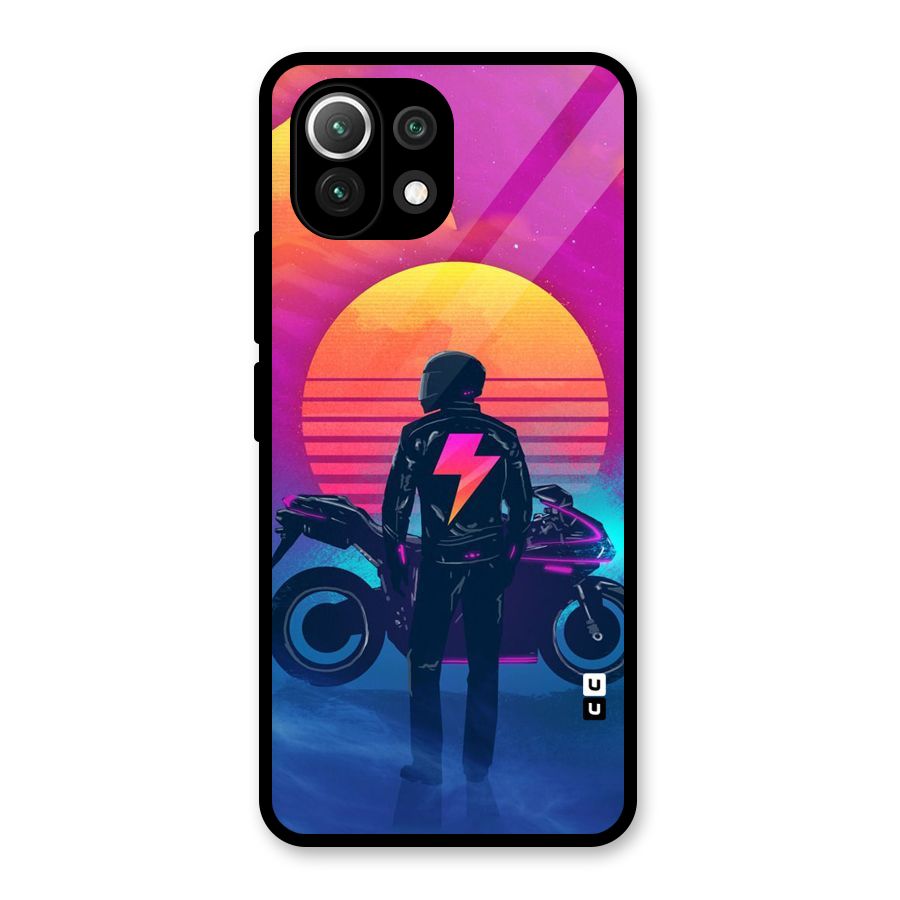 Electric Ride Glass Back Case for Mi 11 Lite NE 5G