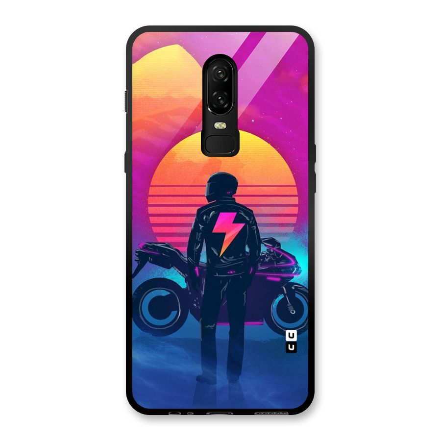 Electric Ride Glass Back Case for OnePlus 6