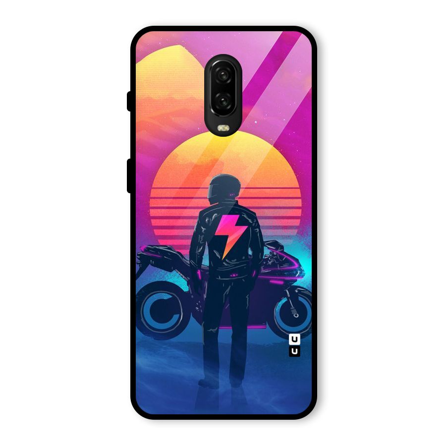 Electric Ride Glass Back Case for OnePlus 6T