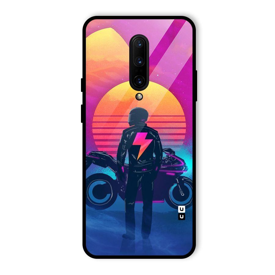Electric Ride Glass Back Case for OnePlus 7 Pro