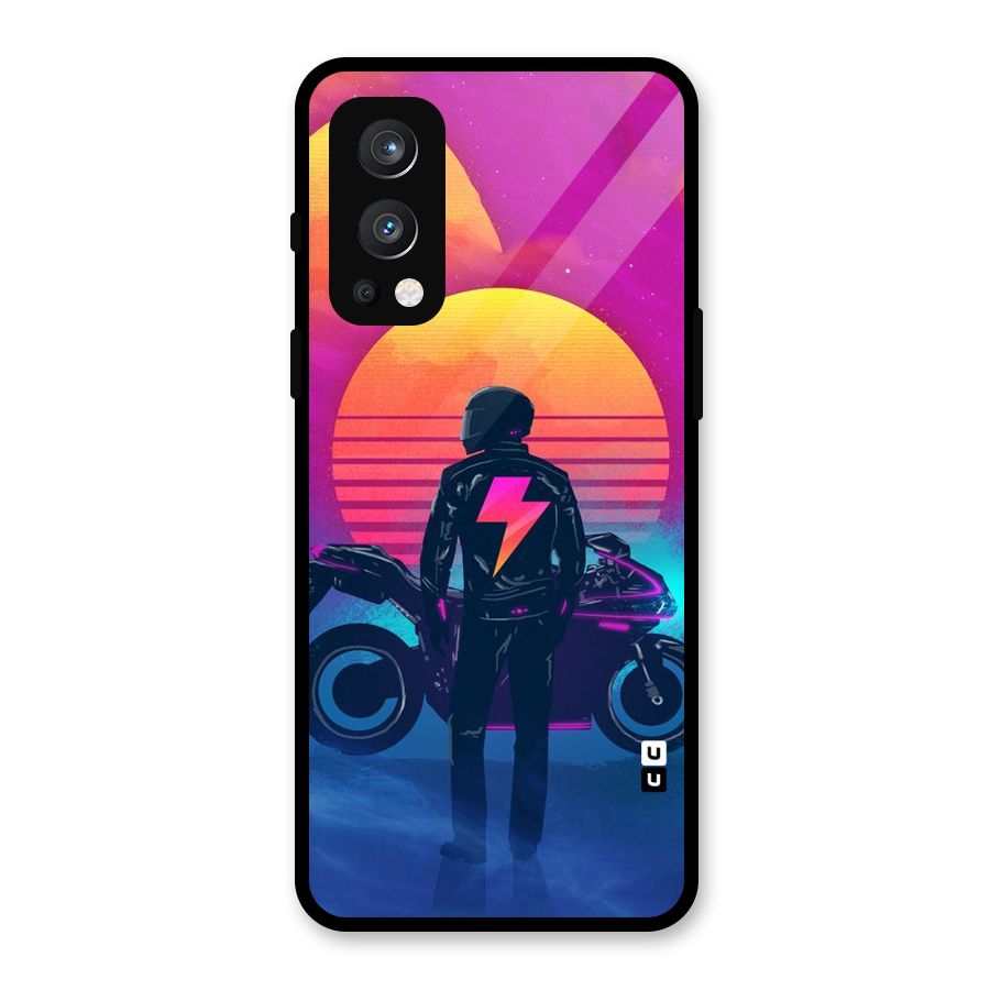 Electric Ride Glass Back Case for OnePlus Nord 2 5G