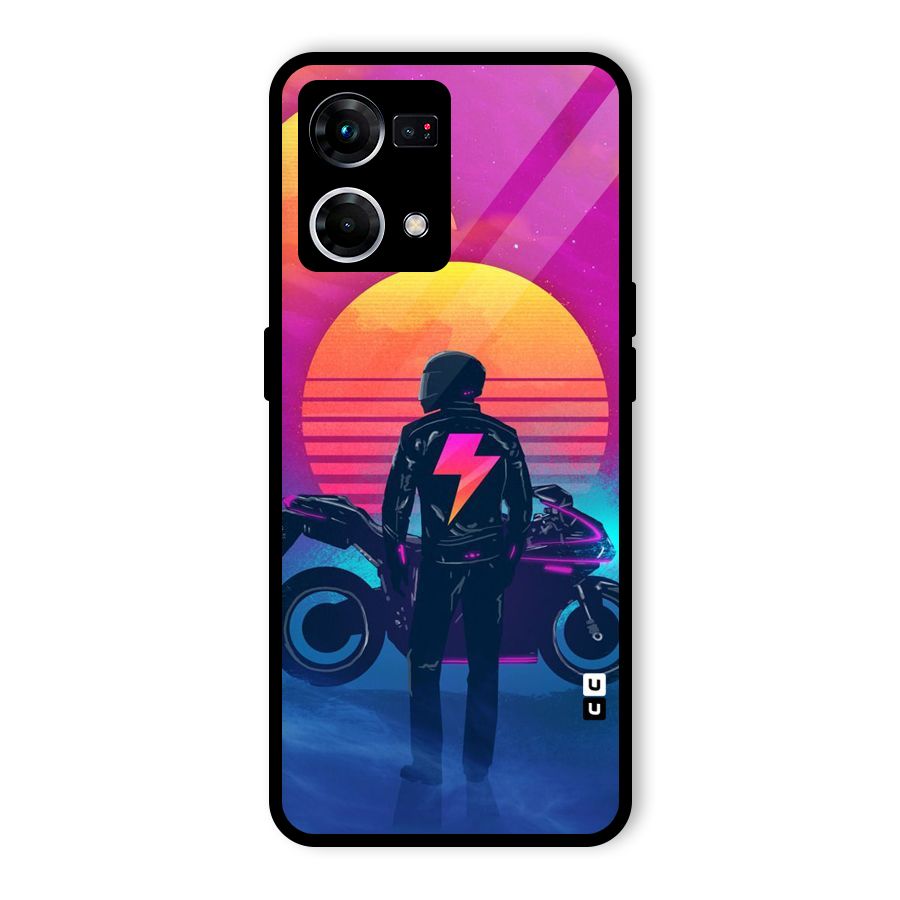 Electric Ride Glass Back Case for Oppo F21 Pro 5G