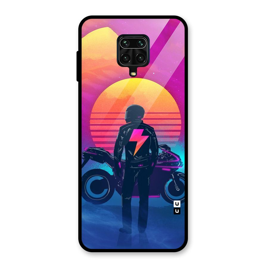 Electric Ride Glass Back Case for Poco M2 Pro