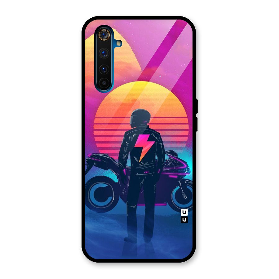 Electric Ride Glass Back Case for Realme 6 Pro
