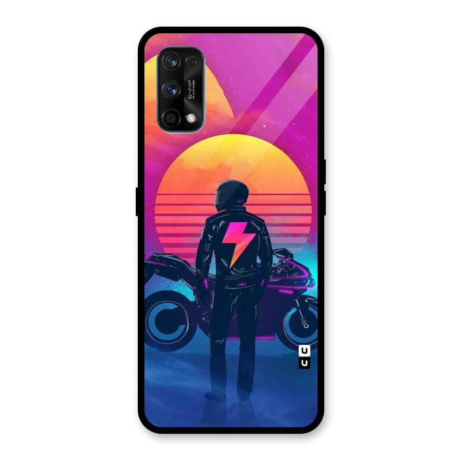 Electric Ride Glass Back Case for Realme 7 Pro