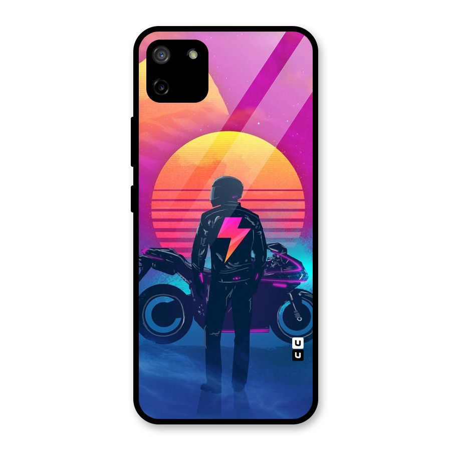 Electric Ride Glass Back Case for Realme C11