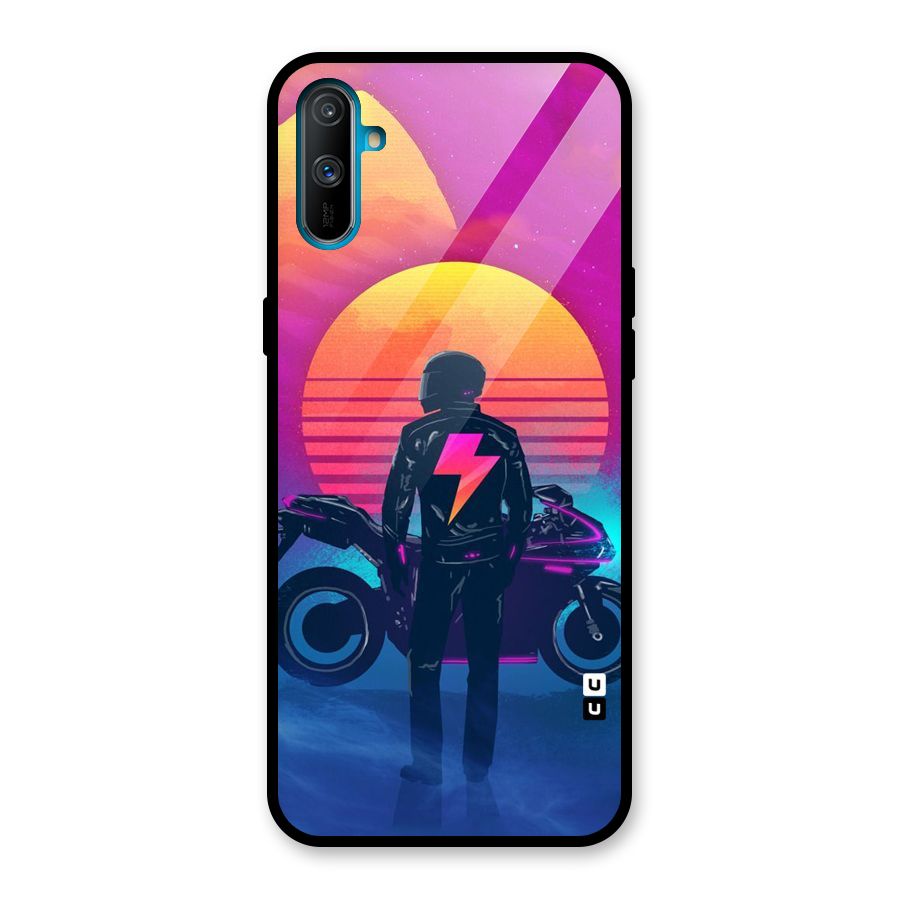 Electric Ride Glass Back Case for Realme C3