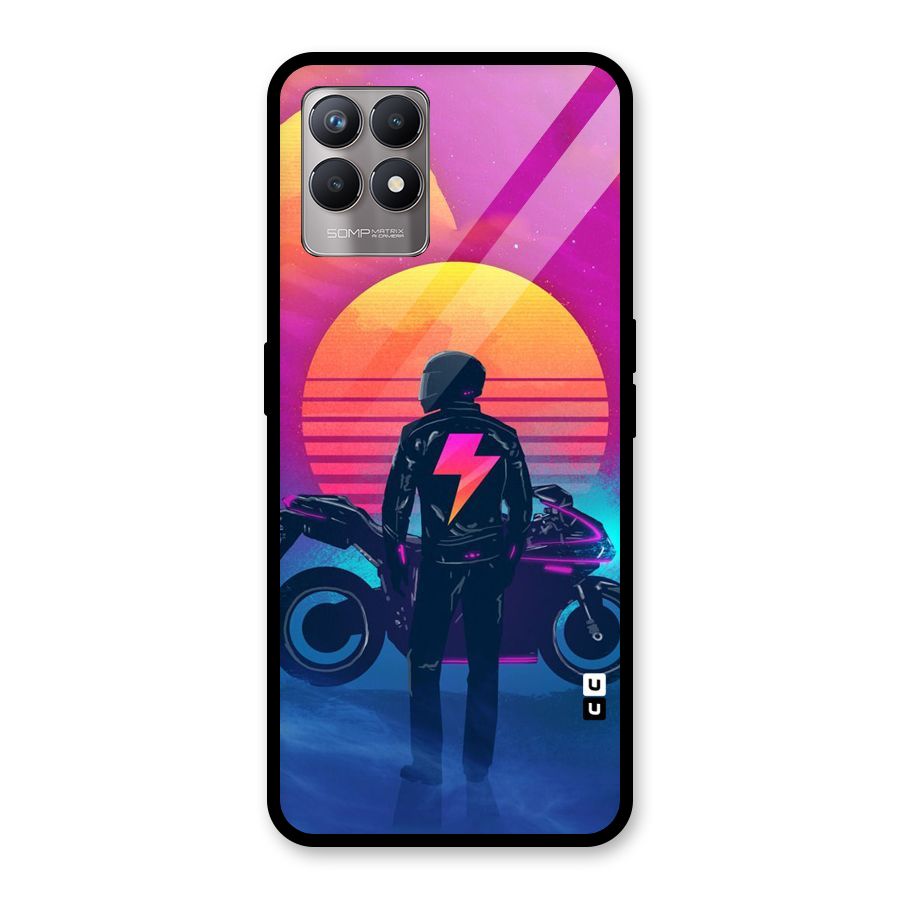 Electric Ride Glass Back Case for Realme Narzo 50