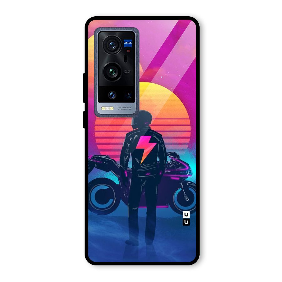 Electric Ride Glass Back Case for Vivo X60 Pro Plus