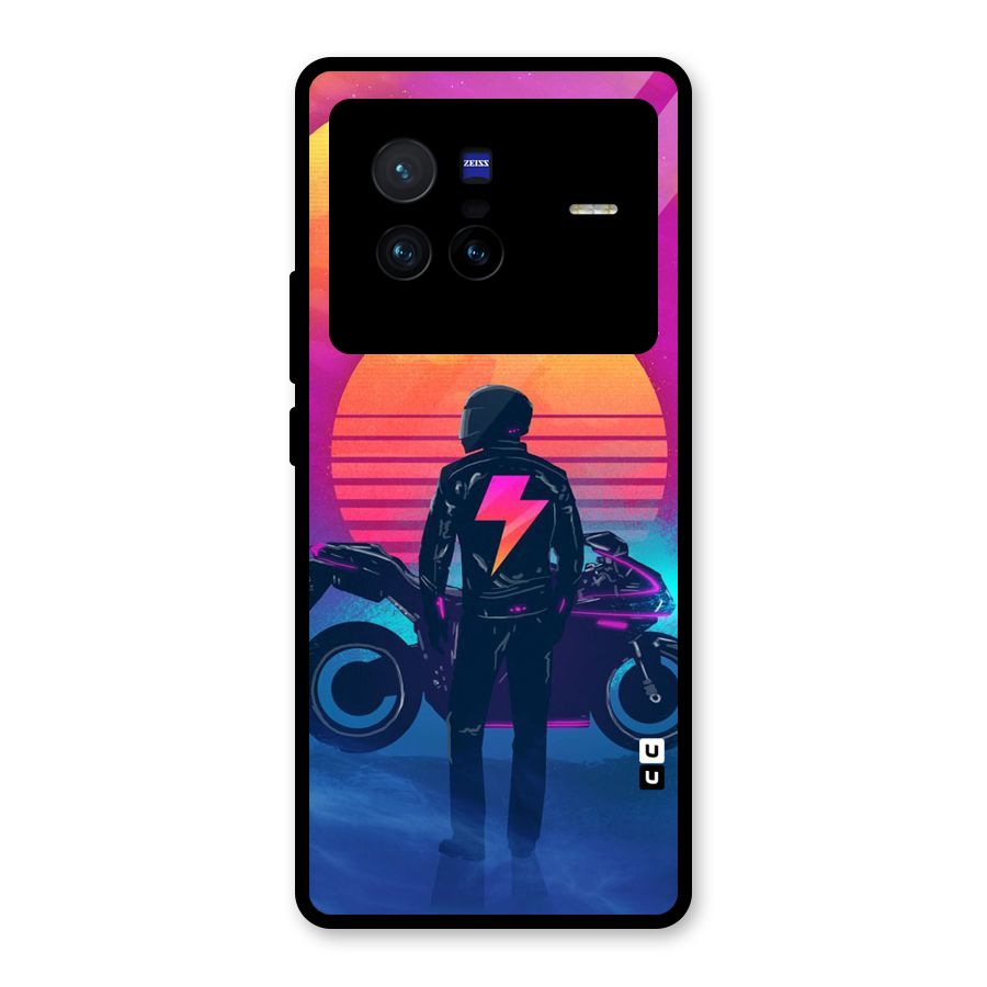 Electric Ride Glass Back Case for Vivo X80