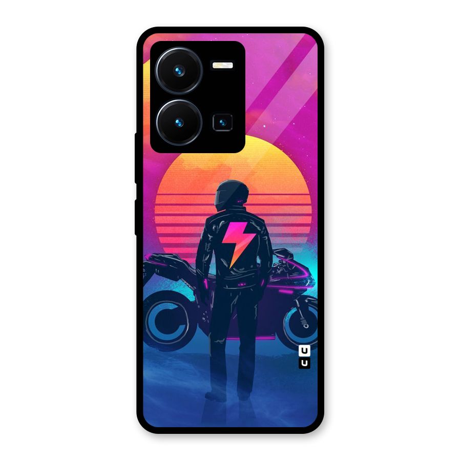 Electric Ride Glass Back Case for Vivo Y35
