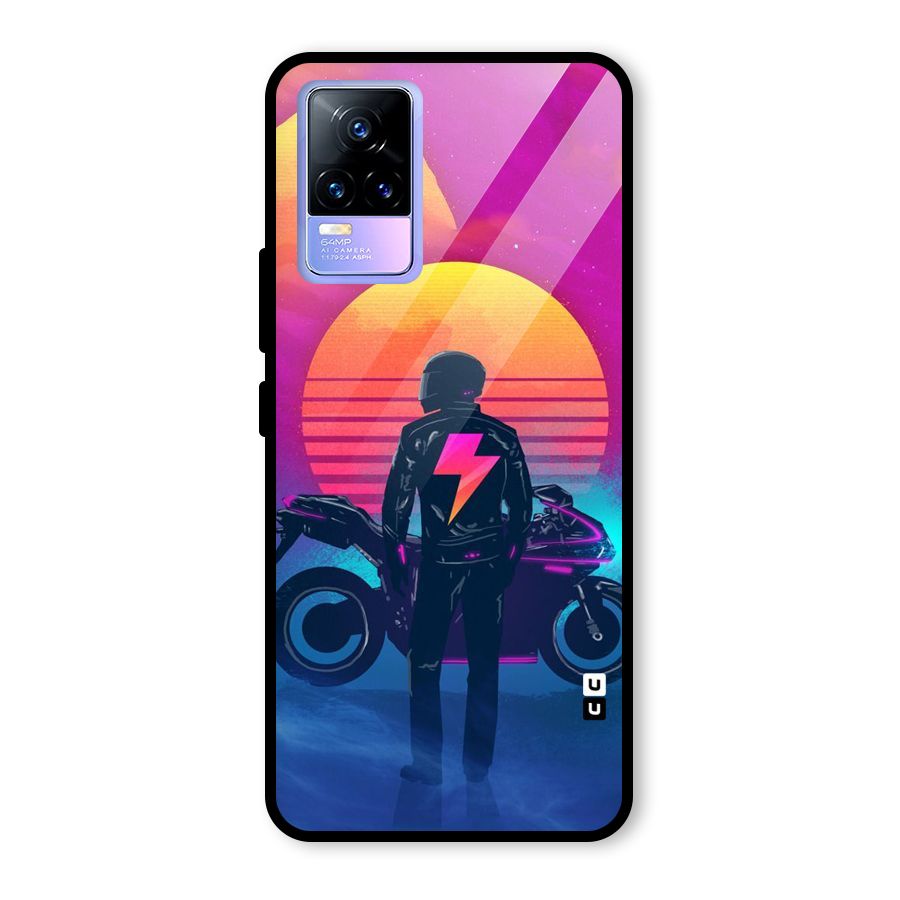 Electric Ride Glass Back Case for Vivo Y73