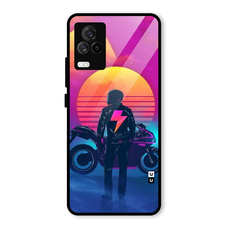 Electric Ride Glass Back Case for Vivo iQOO 7 Legend 5G