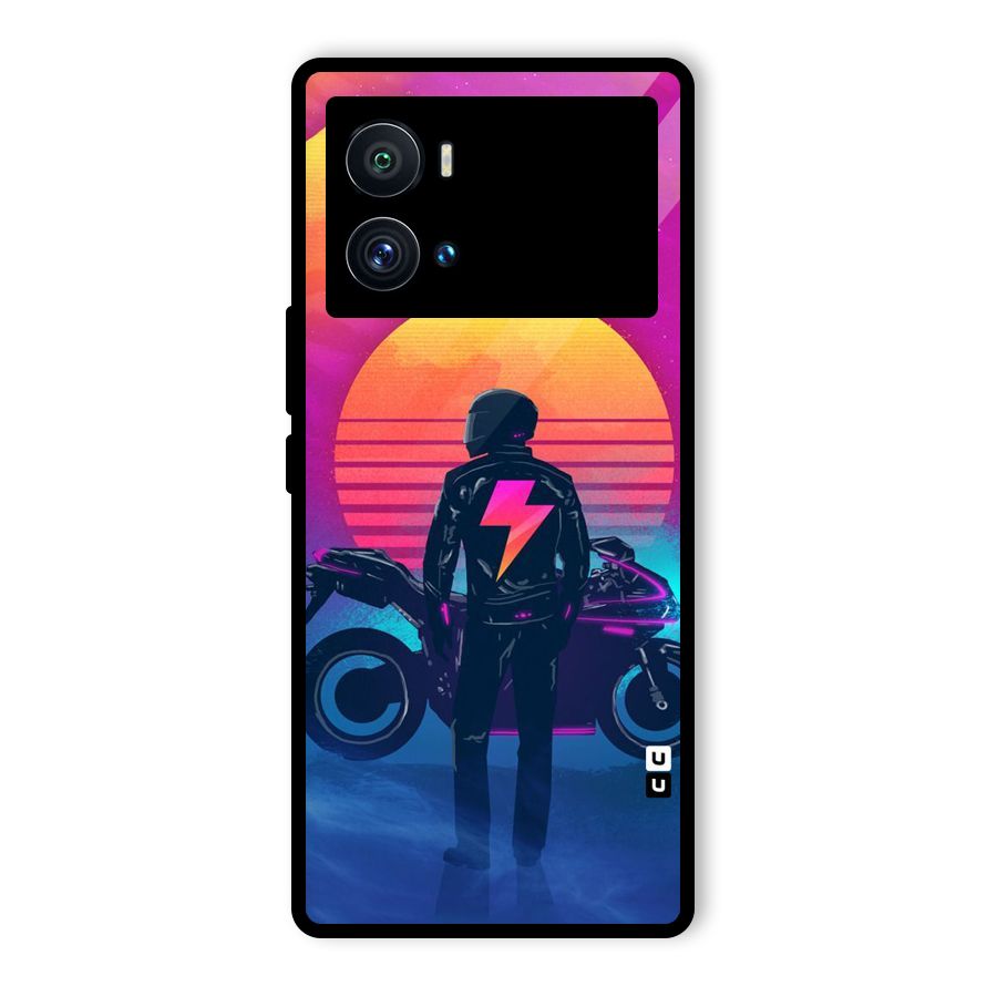 Electric Ride Glass Back Case for Vivo iQOO 9 Pro