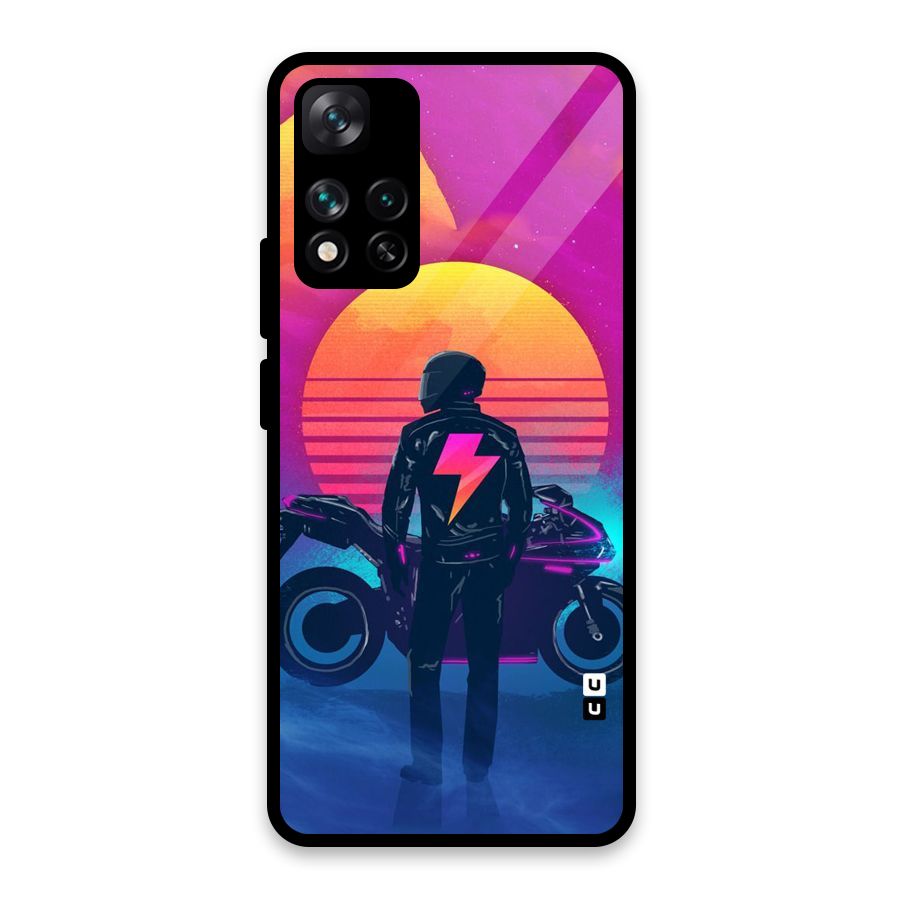 Electric Ride Glass Back Case for Xiaomi 11i HyperCharge 5G